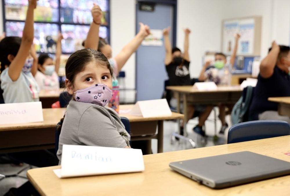 The Weekend Leader - Mandatory school masks prevented Covid cases among kids: CDC
